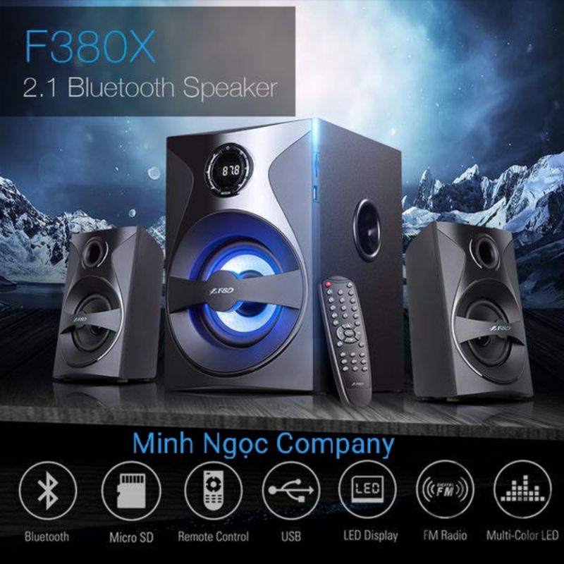 Loa Bluetooth 2.1 Fenda F380X Công Suất 54W - Hàng Chính Hãng