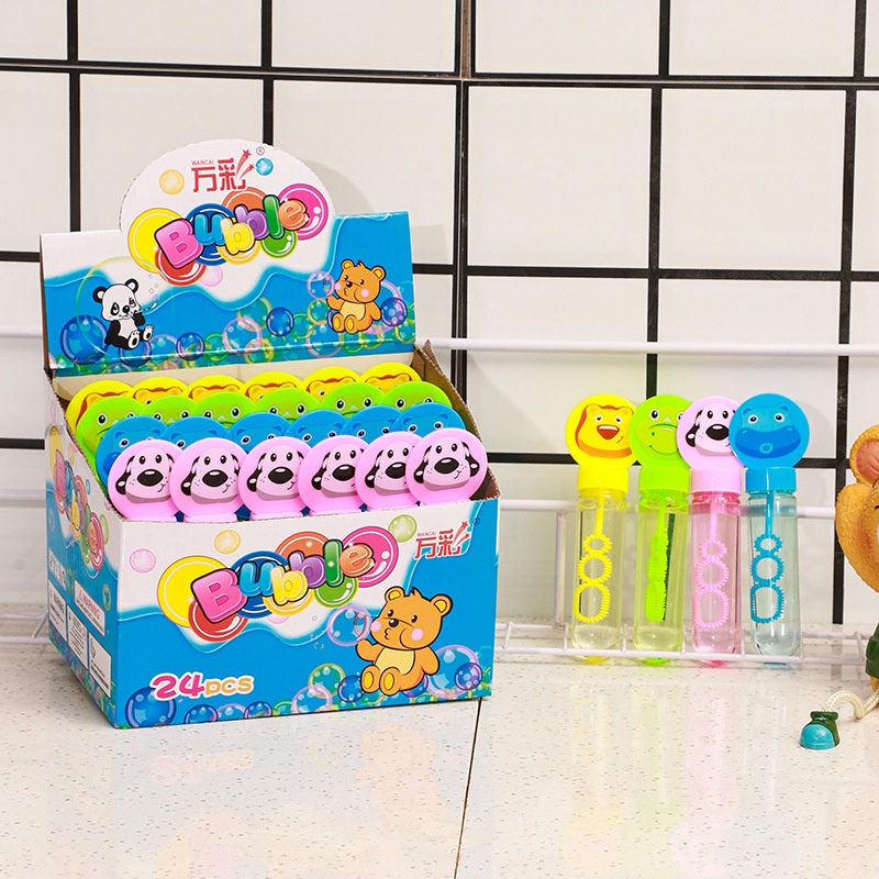 1 Cây Thổi Bong Bóng Mini Họa Tiết Hoạt Hình Nhiều Màu Sắc Dành Cho Trẻ Em