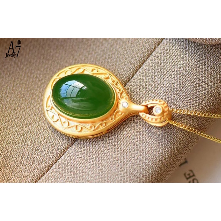 Vòng cổ Bạc Sterling A7 S925 Mặt Hình Trứng Chiên Chống Dị Ứng Màu Vàng Đồng Không Phai Màu Làm Quà Tặng Cho Mẹ
