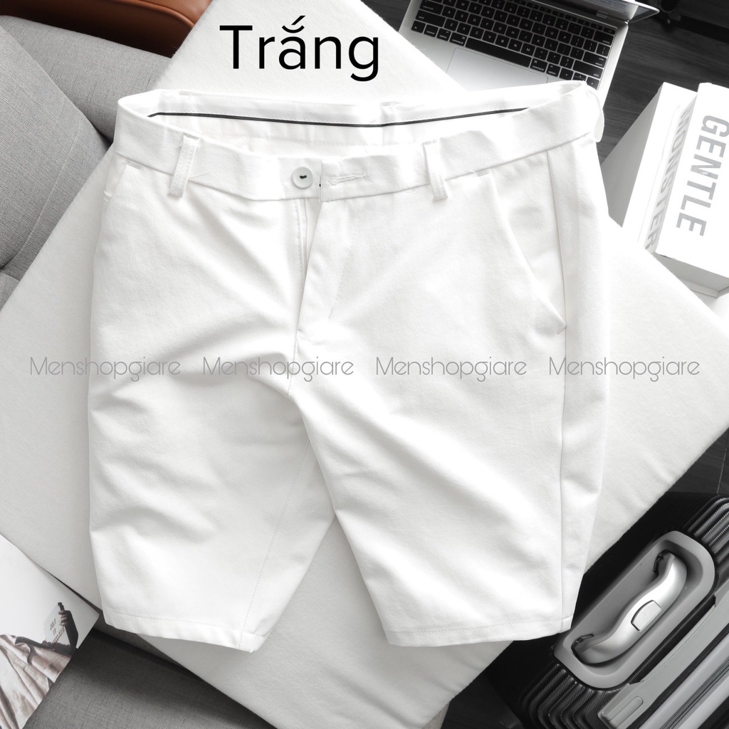 Quần Short Tây Nam Hàn Quốc dáng slimfit
