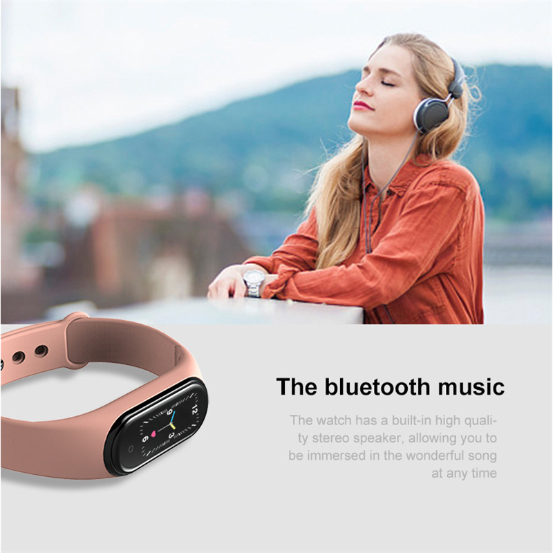 Đồng Hồ Thông Minh Thể Thao 5 Màu Bluetooth 4.0 Màn Hình Màu M5 Chống Nước Cho Android ios