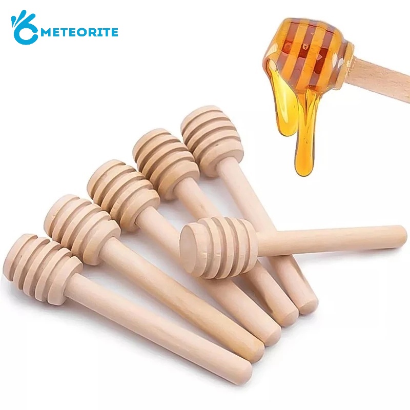 1 Muỗng Khuấy Mật Ong Bằng Thép Không Gỉ Tay Cầm Dài 8cm