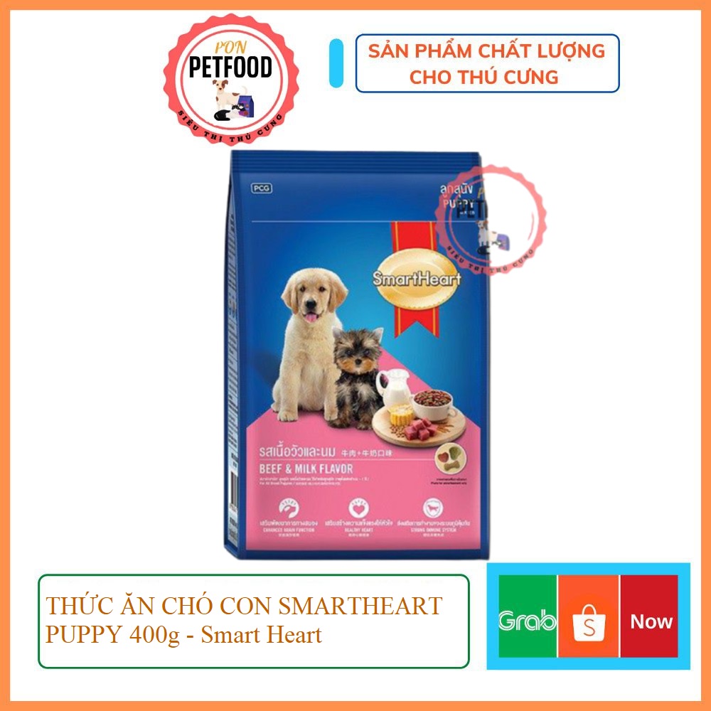 THỨC ĂN CHÓ CON SMARTHEART PUPPY 400g - Smart Heart