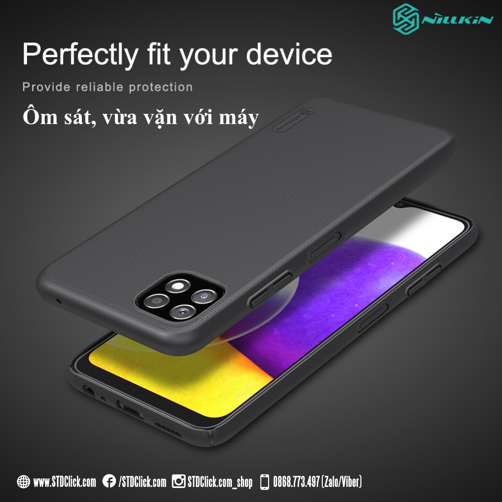 ỐP LƯNG SAMSUNG A22 5G - A22s 5G - F42 5G NILLKIN NHỰA CỨNG CHÍNH HÃNG HÀNG CHUẨN