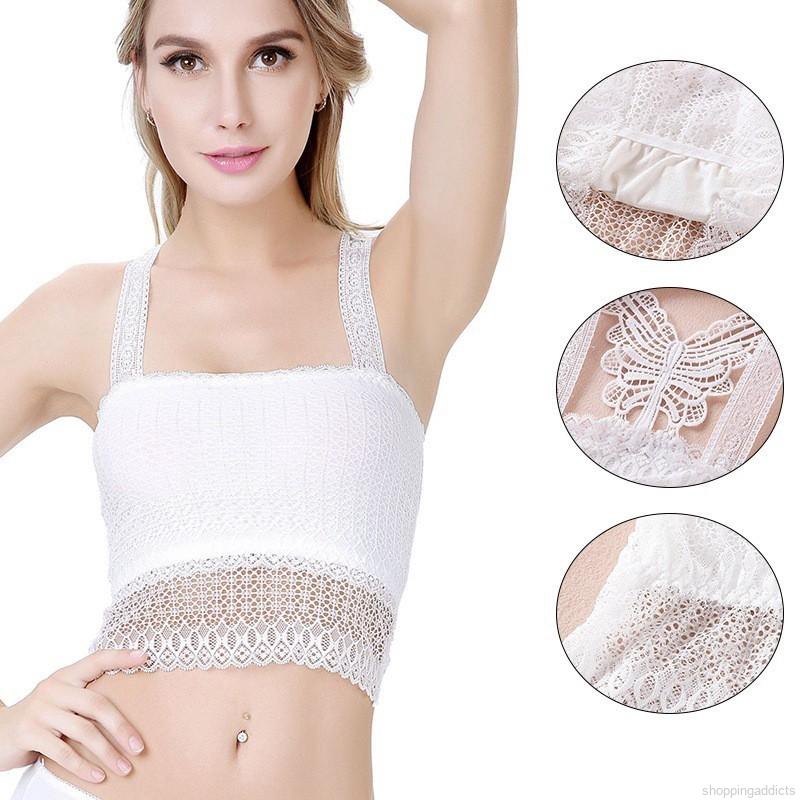 FREESHIP ĐƠN 99K_ Áo camisole màu trơn với họa tiết hình con bướm và ren