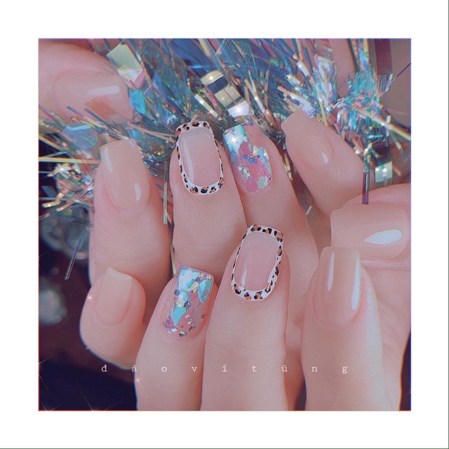 Giấy sequin ẩn - phụ kiện nail