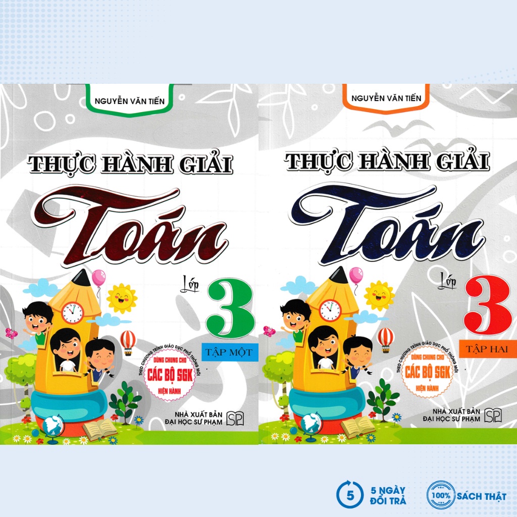 Sách Tham Khảo - Combo Thực Hành Giải Toán Lớp 3 - Tập 1 + 2