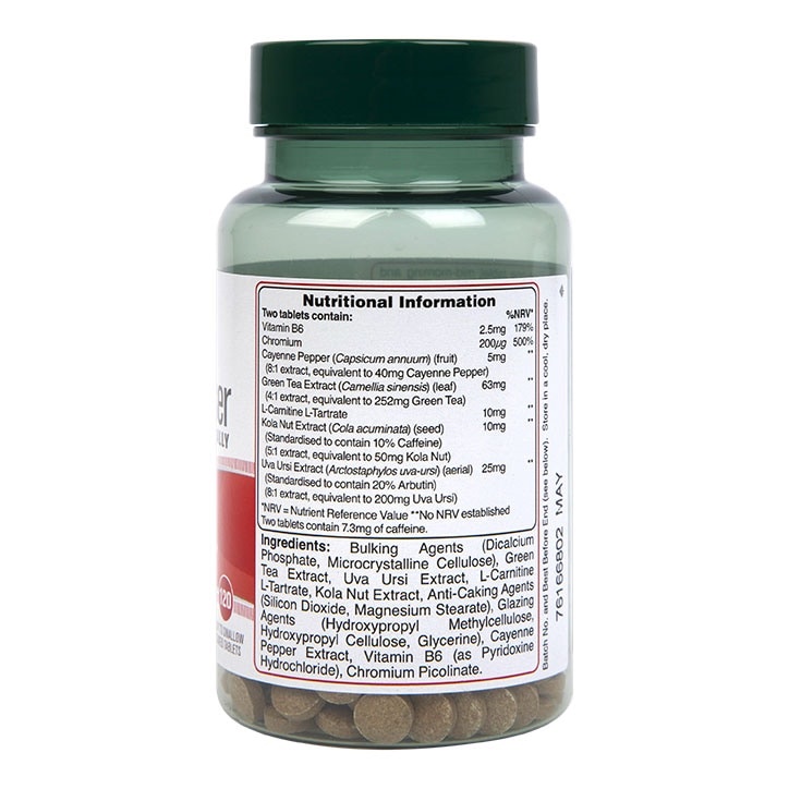 UK- Viên uống hỗ trợ giảm cân từ Trà xanh Fat Green Tea Metabol giúp bạn đào thải mỡ thừa lọ 120v - Wellstoreuk89