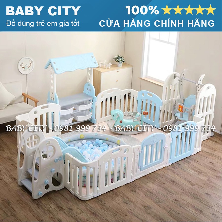 Đồ chơi trẻ em 🌞 Khu vui chơi quây liên hoàn Newber Luxury 3 kèm bảng vẽ (Quây to 1m9x2m5) - Siêu Nhà bóng cao cấp