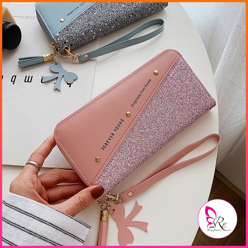 Ví nữ dài cầm tay cao cấp đẹp đựng tiền giá rẻ nhiều ngăn VD09 | BigBuy360 - bigbuy360.vn