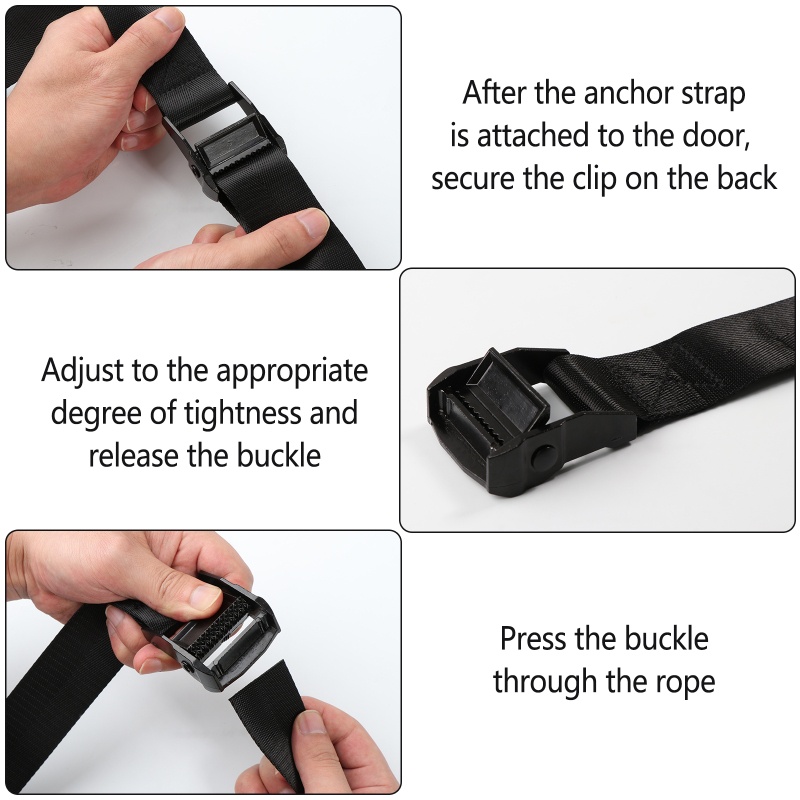 QQ Dây Đai Kháng Lực Gắn Mỏ Neo Cửa Hỗ Trợ Luyện Tập Thể Hình