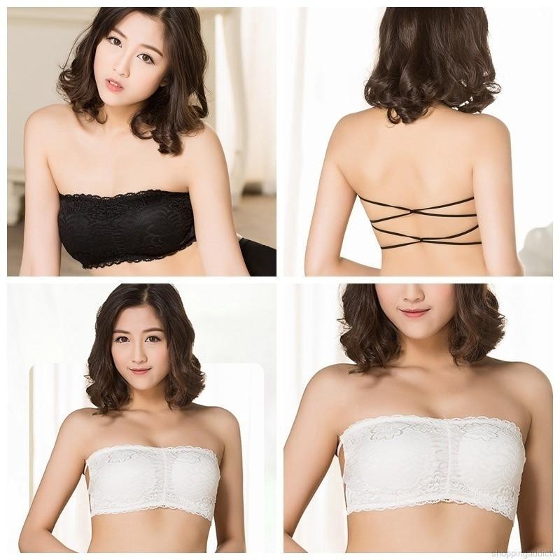 Tuyệt Áo ngực nữ 2 dây quấn cổ hở lưng họa tiết ren đẹp