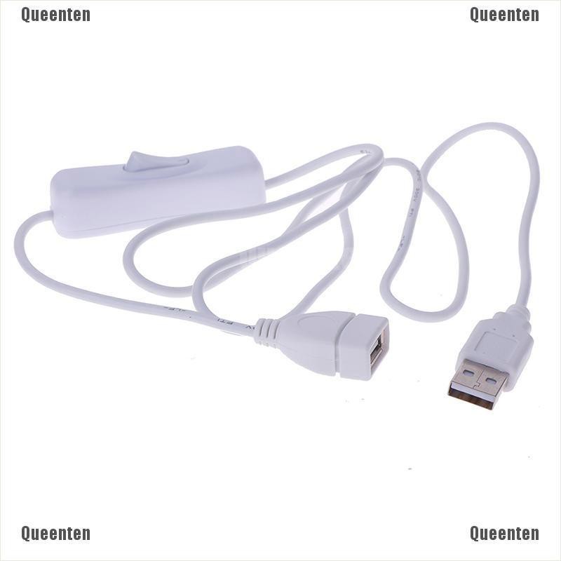 Cáp chuyển đổi 1m cổng USB với công tắc bật/ tắt cho đèn/quạt USB