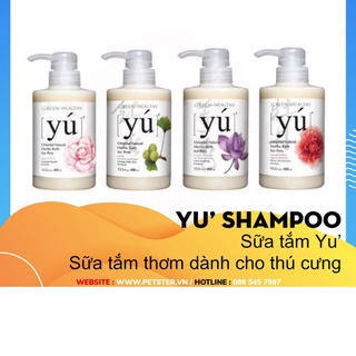 Sữa tắm yu' shampoo hương thơm bất diệt sữa tắm chó mèo siêu lưu hương khử mùi, chiết xuất từ hoa và gỗ thơm