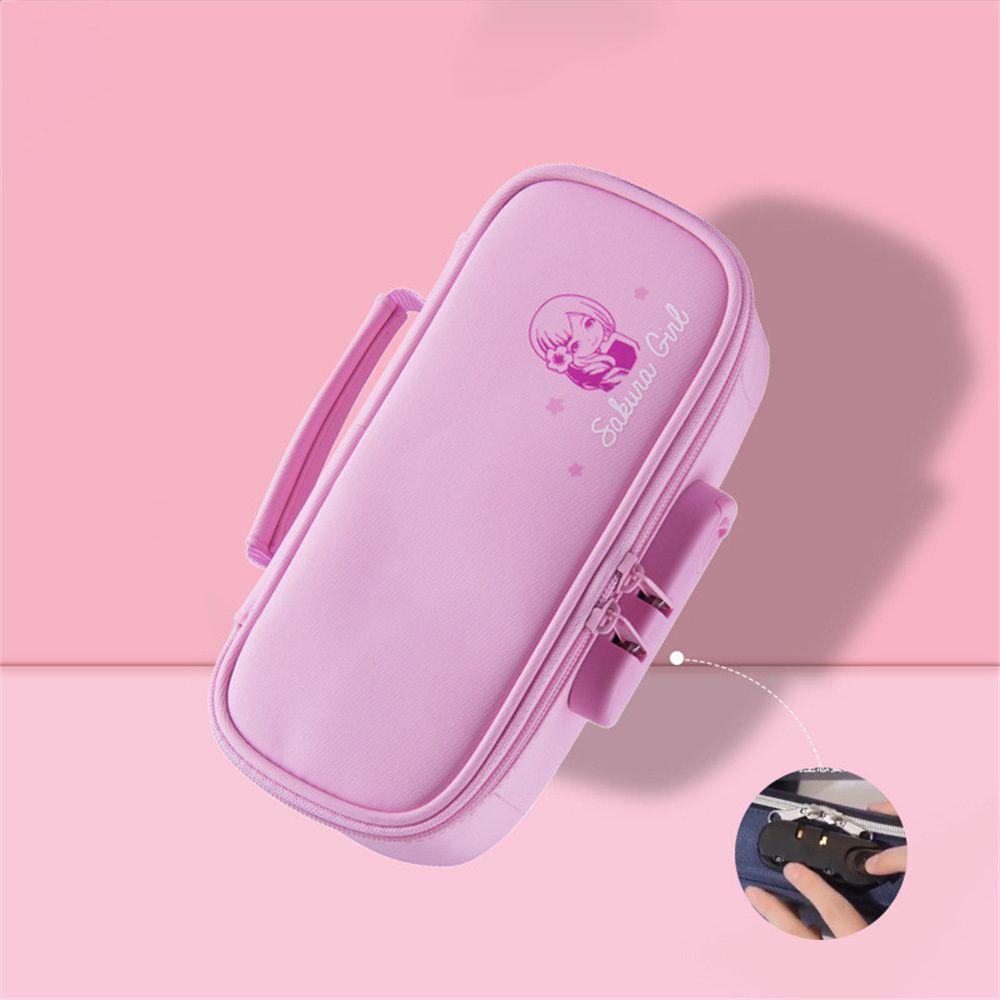 Túi Đựng Bút Chì Sức Chứa Lớn Có Khóa Mật Khẩu Tiện Dụng Cho Học Sinh