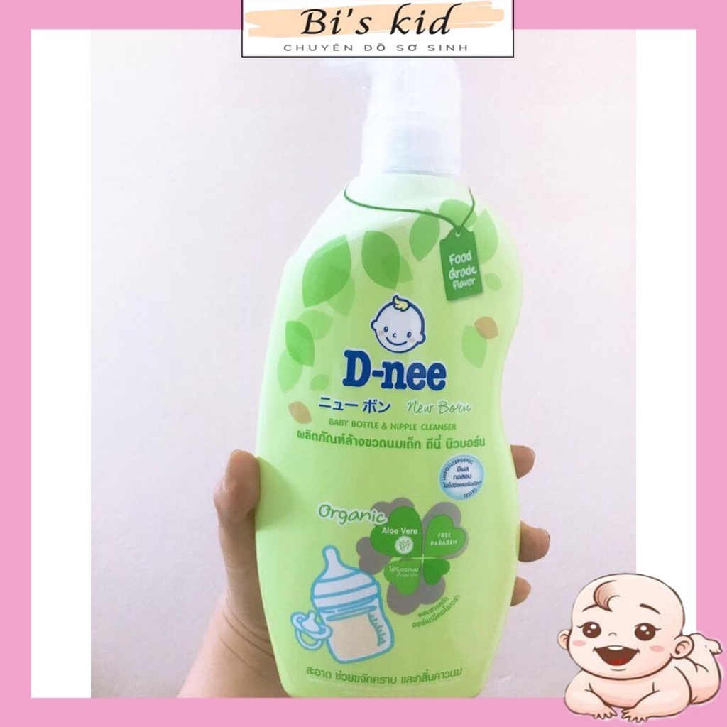 Nước rửa bình sữa FREESHIPDnee dạng chai 600ml