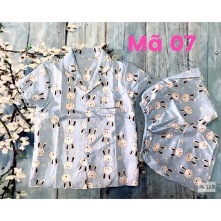 Bộ Ngủ Pijama Ngắn Chất Phi Lụa Loại 1 Siêu Mát