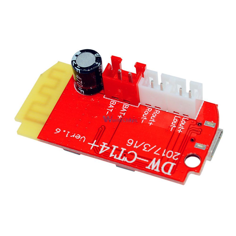 Bảng mạch khuếch đại âm thanh loa Bluetooth 4.2 DC 3.7V 5V CT14 tấm kép DIY nhiều màu