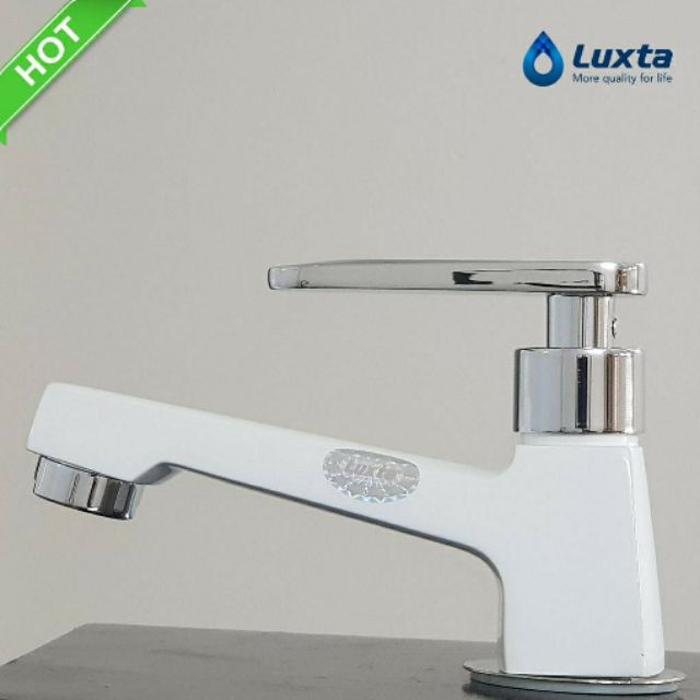 Vòi lavabo rửa mặt Cao cấp gật gù Luxta L1114WT3, bảo hành 03 năm