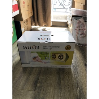 Đèn sưởi nhà tắm 2 bóng Milor ML6002 (ML 6002)