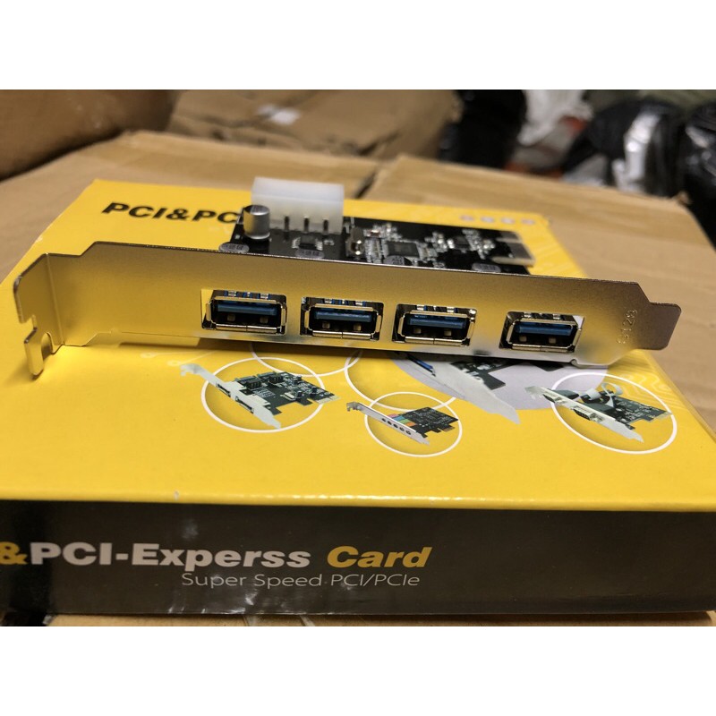 Card PCI Express to 4 port USB 3.0 - Card usb 3.0 mở rộng 4 cổng usb