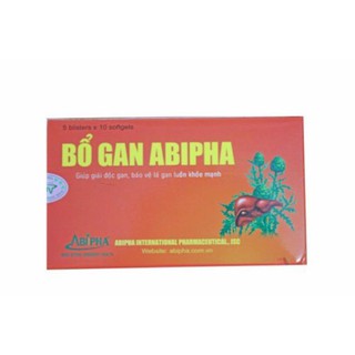 BỔ GAN ABIPHA GIẢI ĐỘC GAN, BẢO VỆ GAN LUÔN MẠNH KHOẺ
