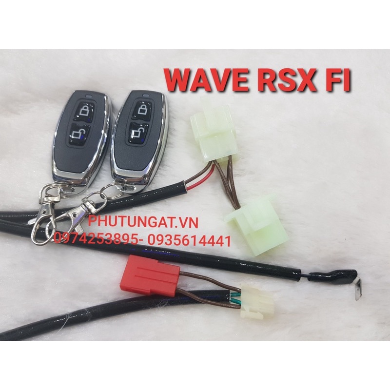 Mạch Tắt Mở Máy và Đề Xe Từ Xa Xe Wave A110 Wave RSX Wave RSX FI không cần dùng chìa khoá