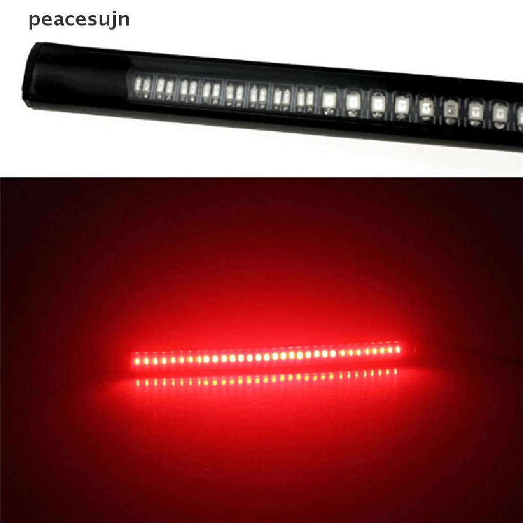 (hot*) led motorcycle atv tail brake stop turn signal strip light waterproof lamp bar peacesujn