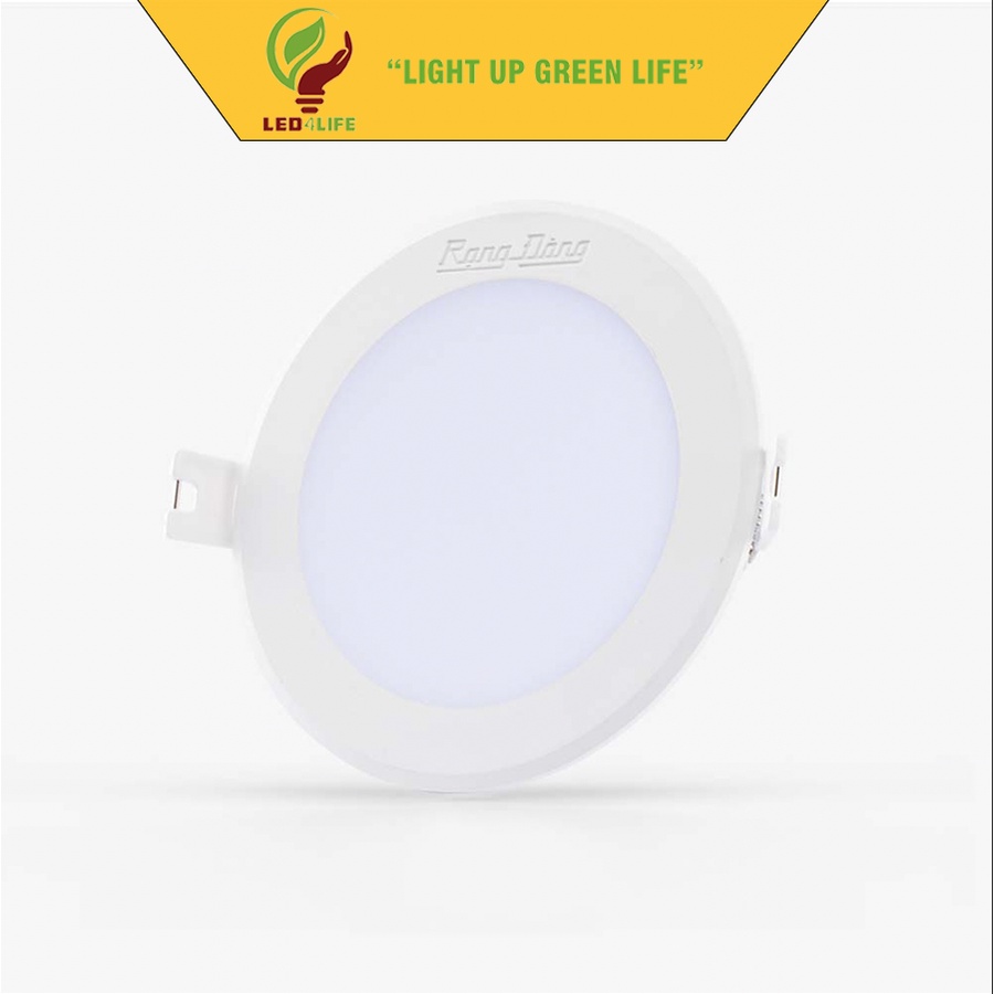 Đèn LED âm trần downlight Rạng Đông AT04 khoét trần 90mm các loại công suất