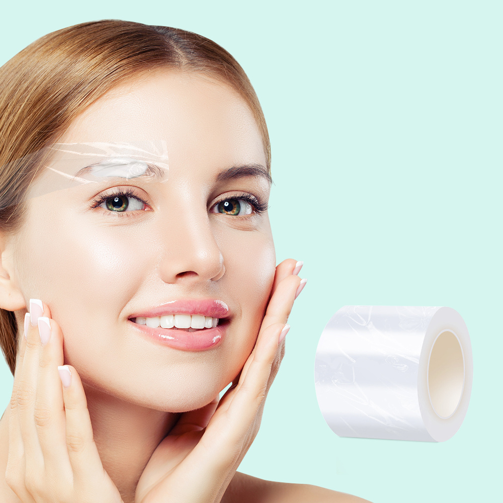 [Hàng mới về] Cuộn màng bọc hình xăm bằng nhựa siêu mỏng trong suốt dùng một lần 42mm x 200m tiện lợi