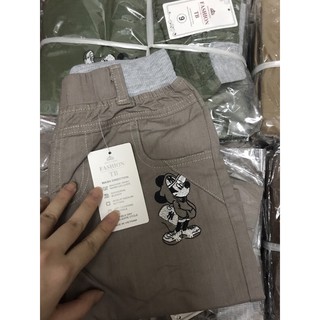 Quần kaki lửng bé trai size đại