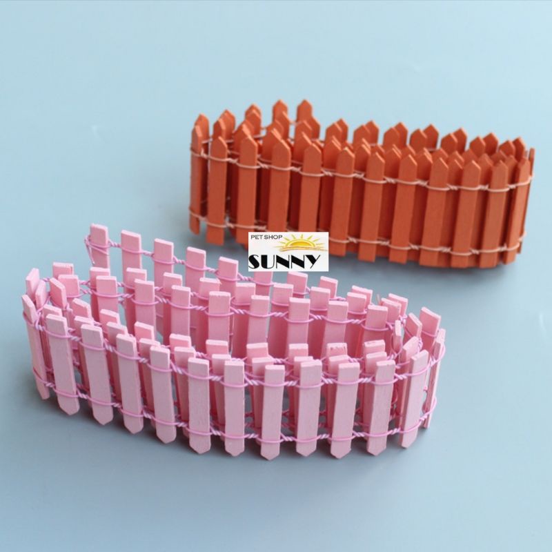 Hàng rào gỗ uốn được, chia khu và trang trí chuồng thú cưng