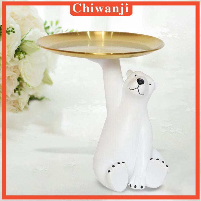 Khay Đựng Trang Sức Hình Gấu Hiện Đại Cho Bàn Làm Việc