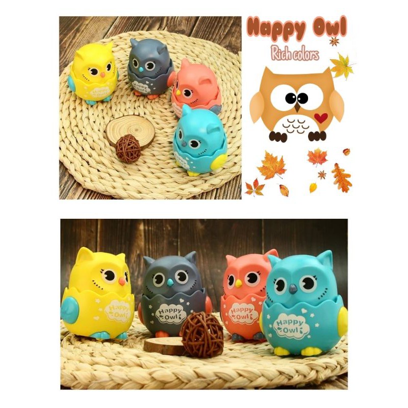 Xả kho giá sốc - Đồ chơi vui nhộn chim cú mèo đáng yêu chạy cót vui nhộn