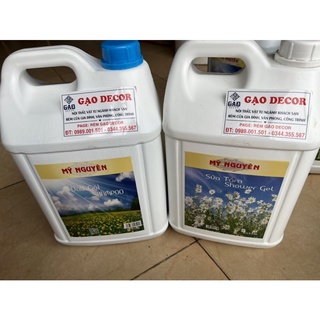 Dầu gội sữa tắm mỹ nguyên Can 10l cho nhà nghỉ , khách sạn