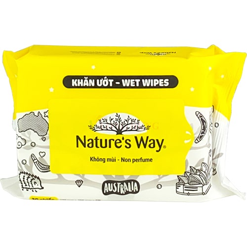 Khăn giấy ướt Nature's Way Wet Wipes