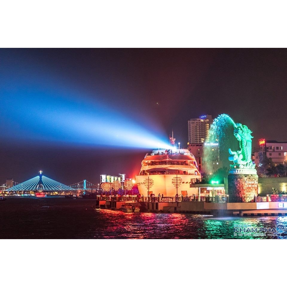 Đà Nẵng  Vé du thuyền Danang Dragon ngắm cảnh sông Hàn về đêm, xem cầu Rồng phun lửa