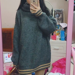 Áo len cồ lọ zara