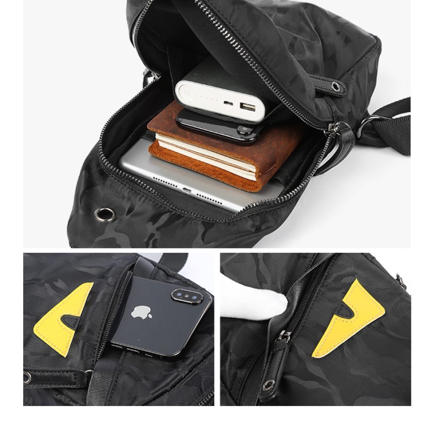 TÚI ĐEO CHÉO NAM 🌟 FREESHIP 🌟 GIẢM 10k Nhập [TRUNFV565] túi đeo chéo vải chống nước thời trang | BigBuy360 - bigbuy360.vn