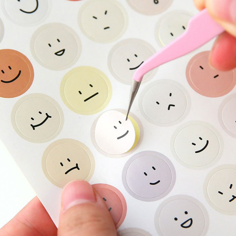 Nhíp gắp sticker đa năng dùng cho Bullet Journal màu Pastel Macaron Be Tiny