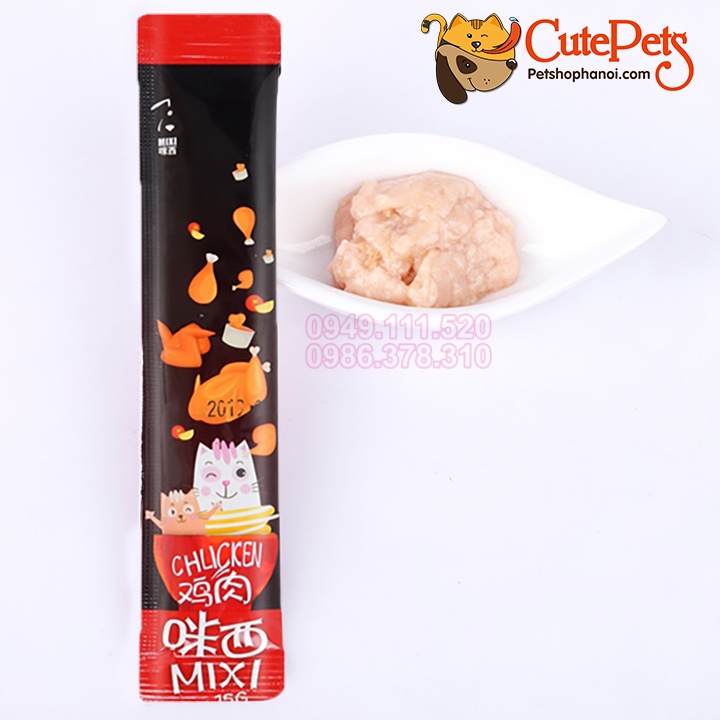 Súp thưởng cho mèo Mixi Pet Snacks 15g - Phụ kiện thú cưng Hà Nội