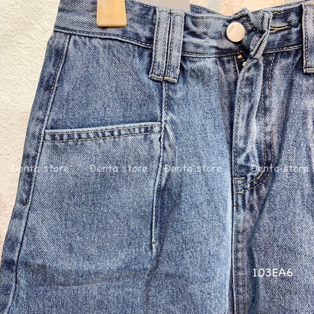 Chân váy bò chân váy jeans 2613 dáng chữ A có quần bên trong(ẢNH THẬT+CÓ SẴN)-Đenta Store-103EA6