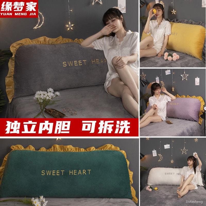 ●Gối tựa đầu giường đôi cỡ lớn kiểu Hàn Quốc dễ thương