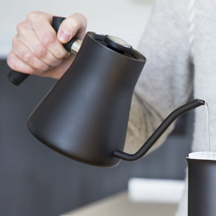 ẤM RÓT CÀ PHÊ FELLOW STAGG POUR-OVER KETTLE MATTE BLACK-1.0LÍT