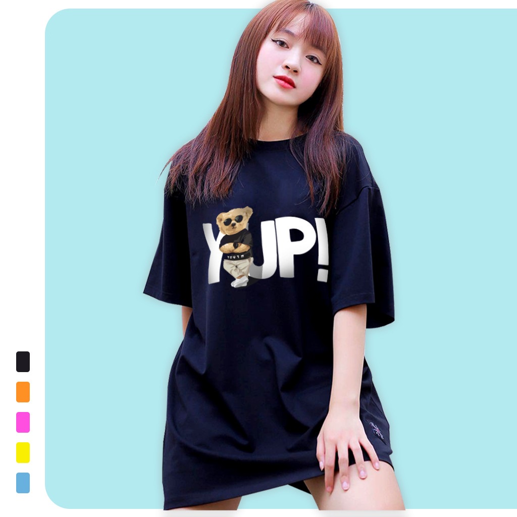 Áo thun nam nữ Unisex Gấu Say Yup V255