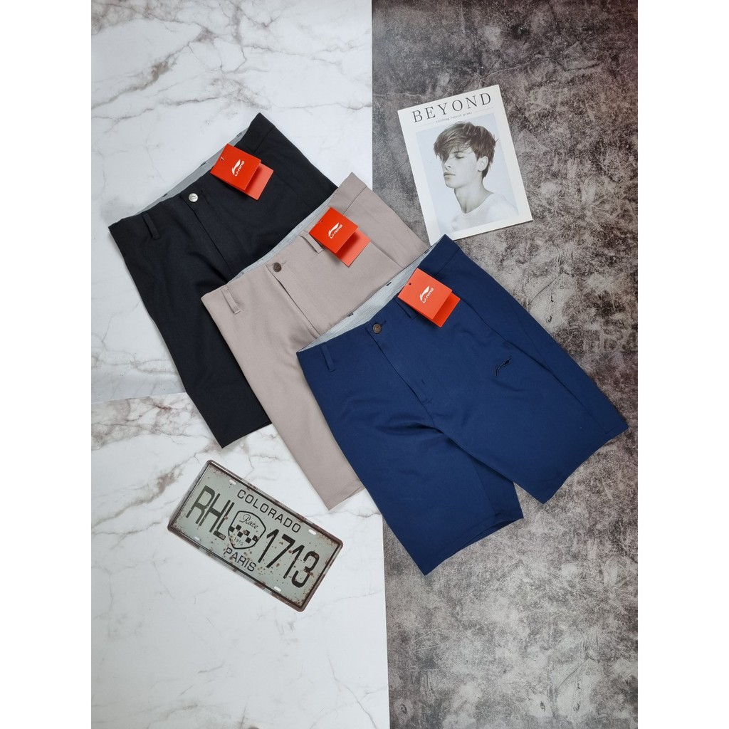 Quần Short Nam Lining chất liệu dày dặn, không bai xù