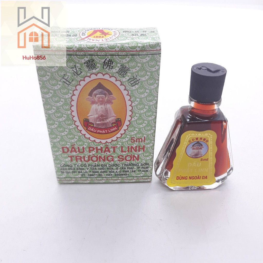 Dầu Phật Linh Trường Sơn - Chai 1,5ml &amp; 5 ml