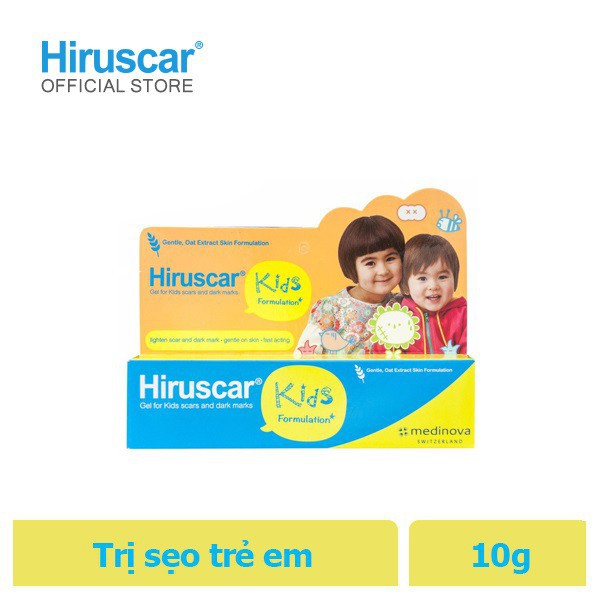 [Chính hãng] Gel Cải Thiện Sẹo Và Vết Thâm Ngứa Trẻ Em Hiruscar Kids 10g