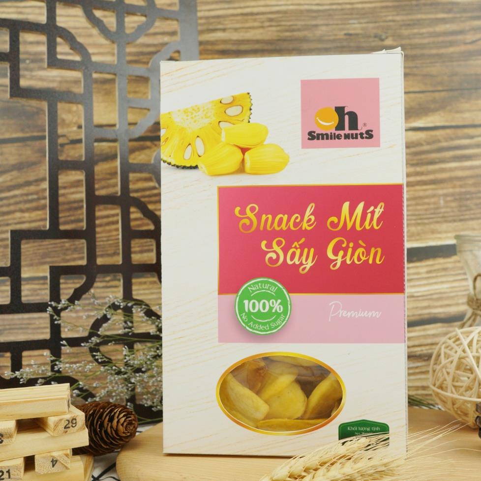 Snack Mít Sấy Giòn Smilenuts Hộp 300g