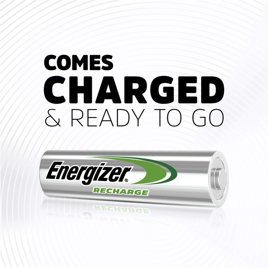 Pin SẠC AA / AAA Energizer Recharge Power Plus 700-2000mAH (vỉ 2 viên) - Sạc hơn 1000 lần, Siêu tiết kiệm, Siêu bền bỉ !